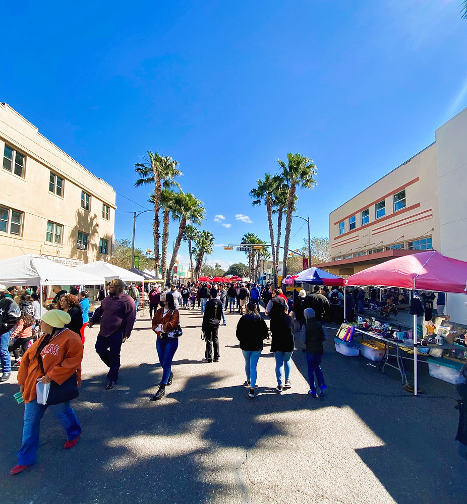 Flyer for Market Days on Jackson Street in Harlingen, TX on Saturday, October 3, 2026