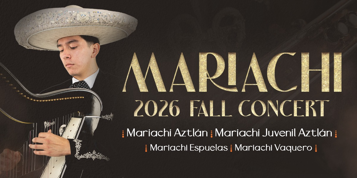 Flyer for UTRGV Mariachi Fall Concert in Edinburg, TX on Thursday, November 12, 2026